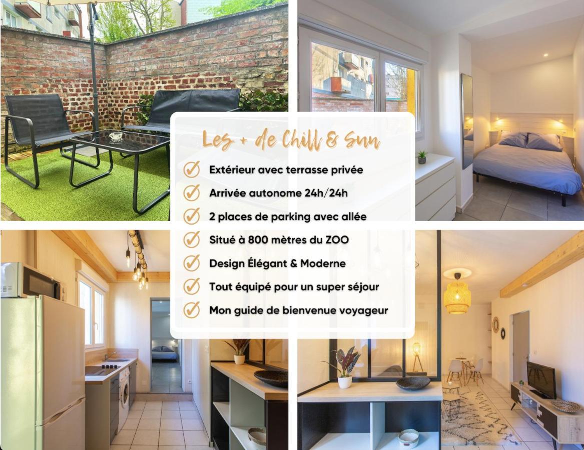 Chill & Sun - Terrasse Exterieure - Parking - Wifi - 4P Apartment Амиен Екстериор снимка